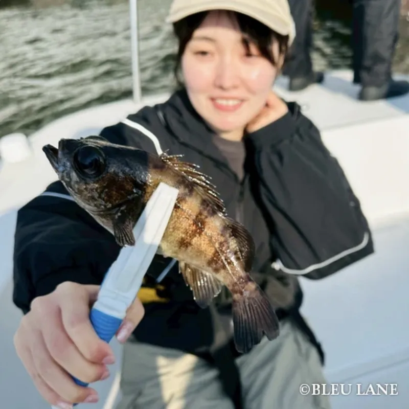 Guest enjoying a rockfish catch